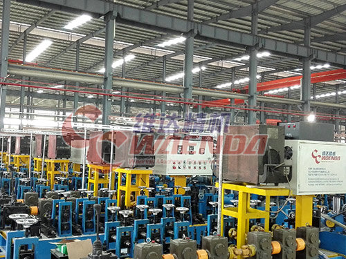 3 Decorative stainless steel pipe making machine