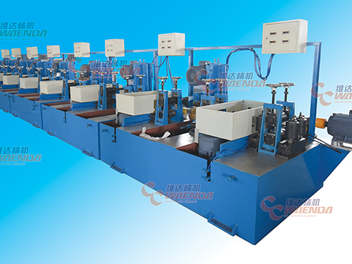 Square and rectangle pipe polishing machine