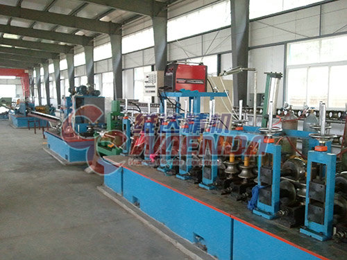 7 Automobile exhaust stainless steel pipe making machine